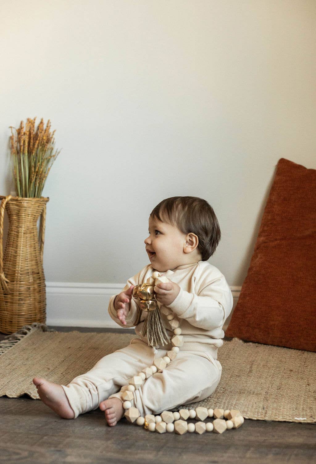 Baby organic 2 piece tracksuit: Gray