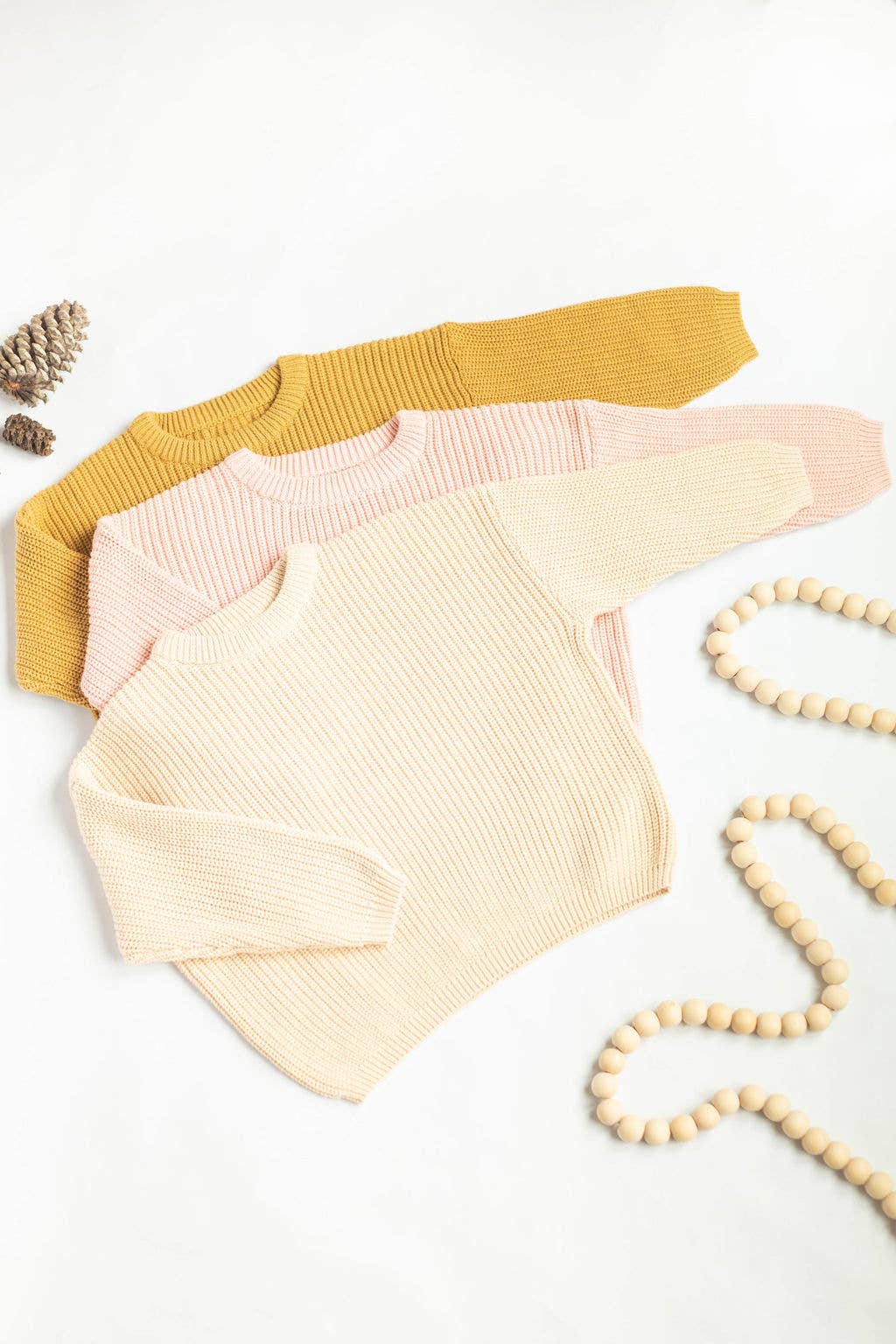 Baby Oversized Sweater: Beige