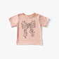 Christmas Bow and Lights Kids Shirt