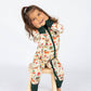 Holiday Vintage Christmas Bamboo Convertible Baby Pajamas