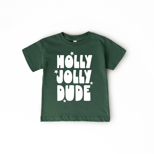 Holly Jolly Dude Christmas Shirt