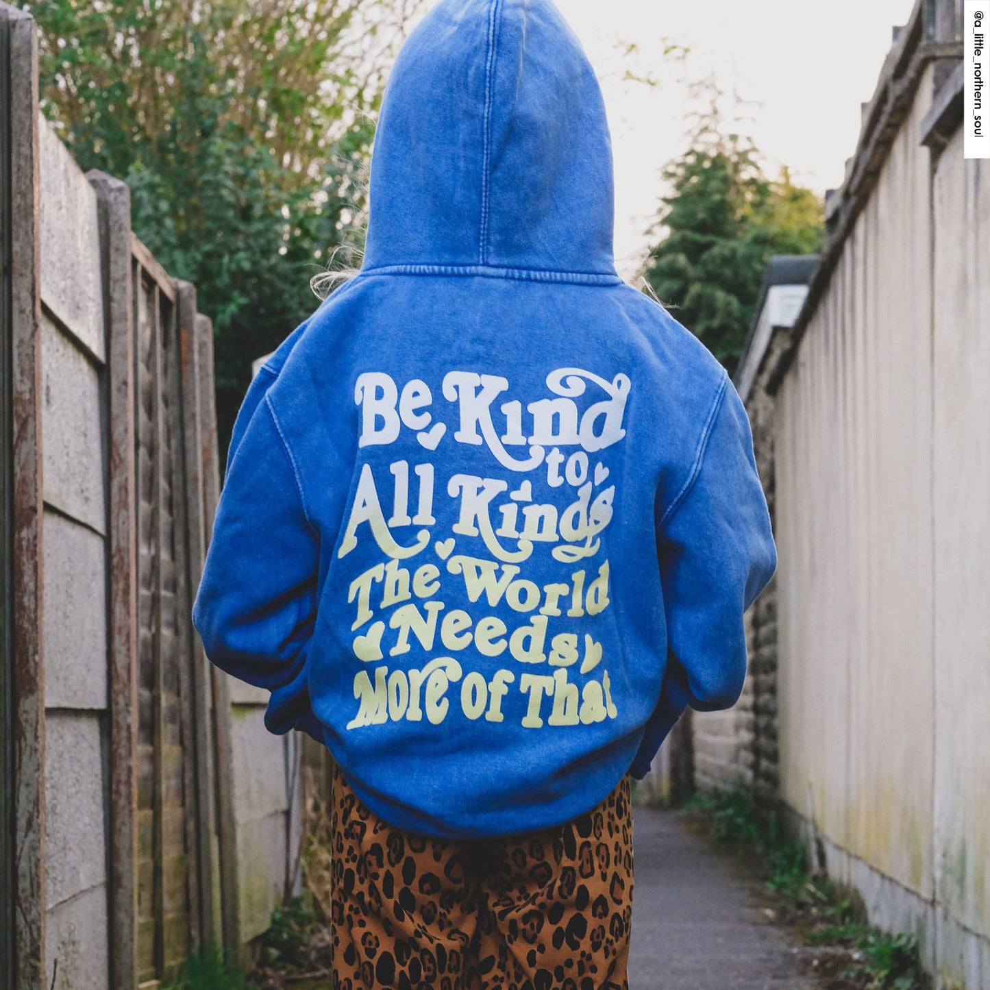 Kids Kind Hoodie: Blue