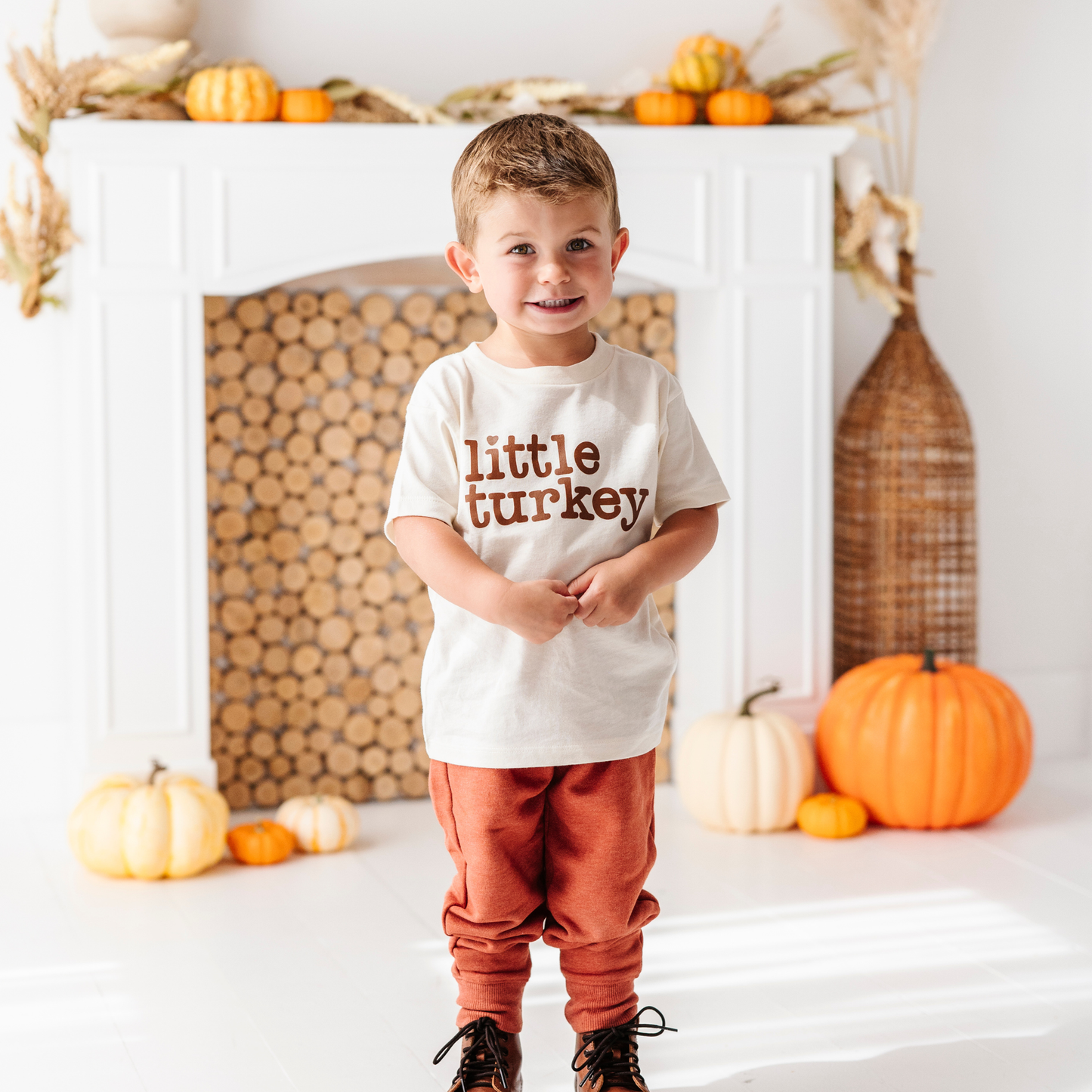 Little Turkey Fall Thanksgiving shirt