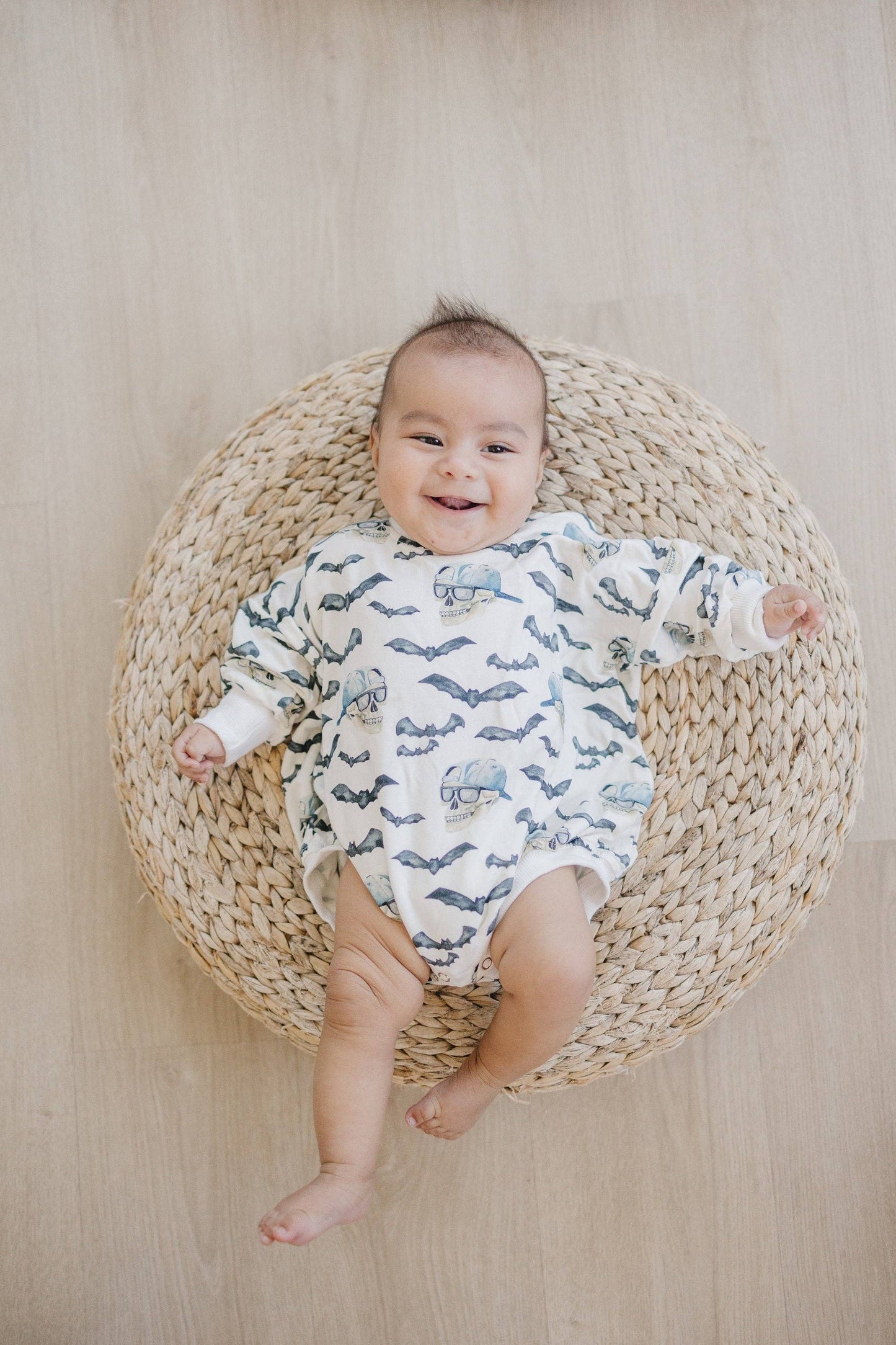 Spooky Bro Bamboo Bubble Romper