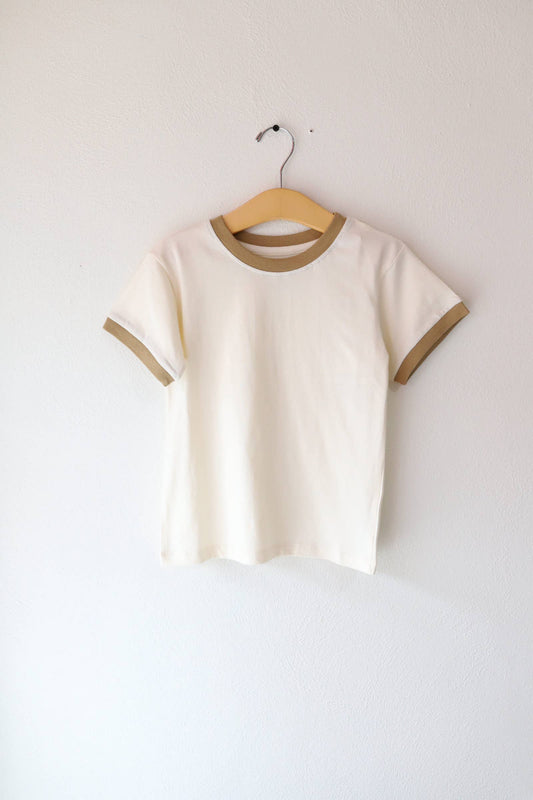 Basic Kids Blank Ringer Tee