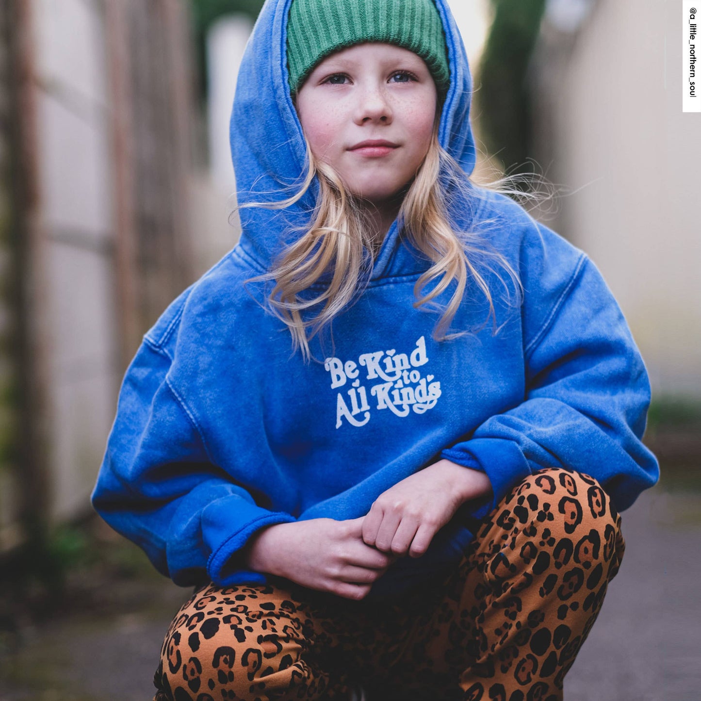 Kids Kind Hoodie: Blue