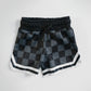 Checkerboard Mesh Practice Shorts