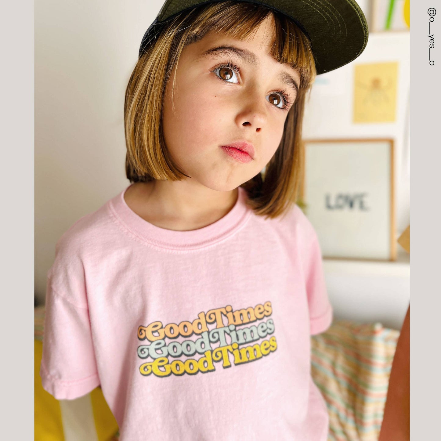 Kid's Good Times Pink T-shirt