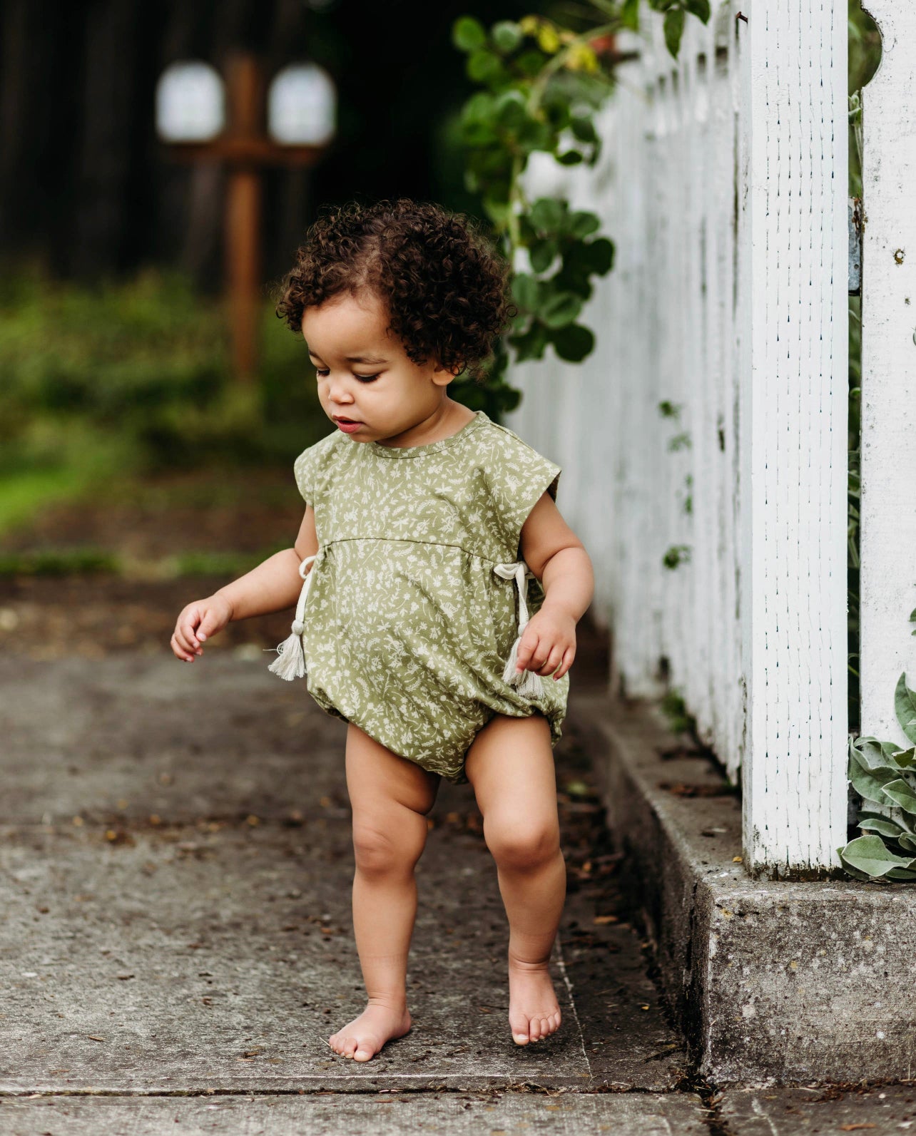 Fern Side Tie Romper