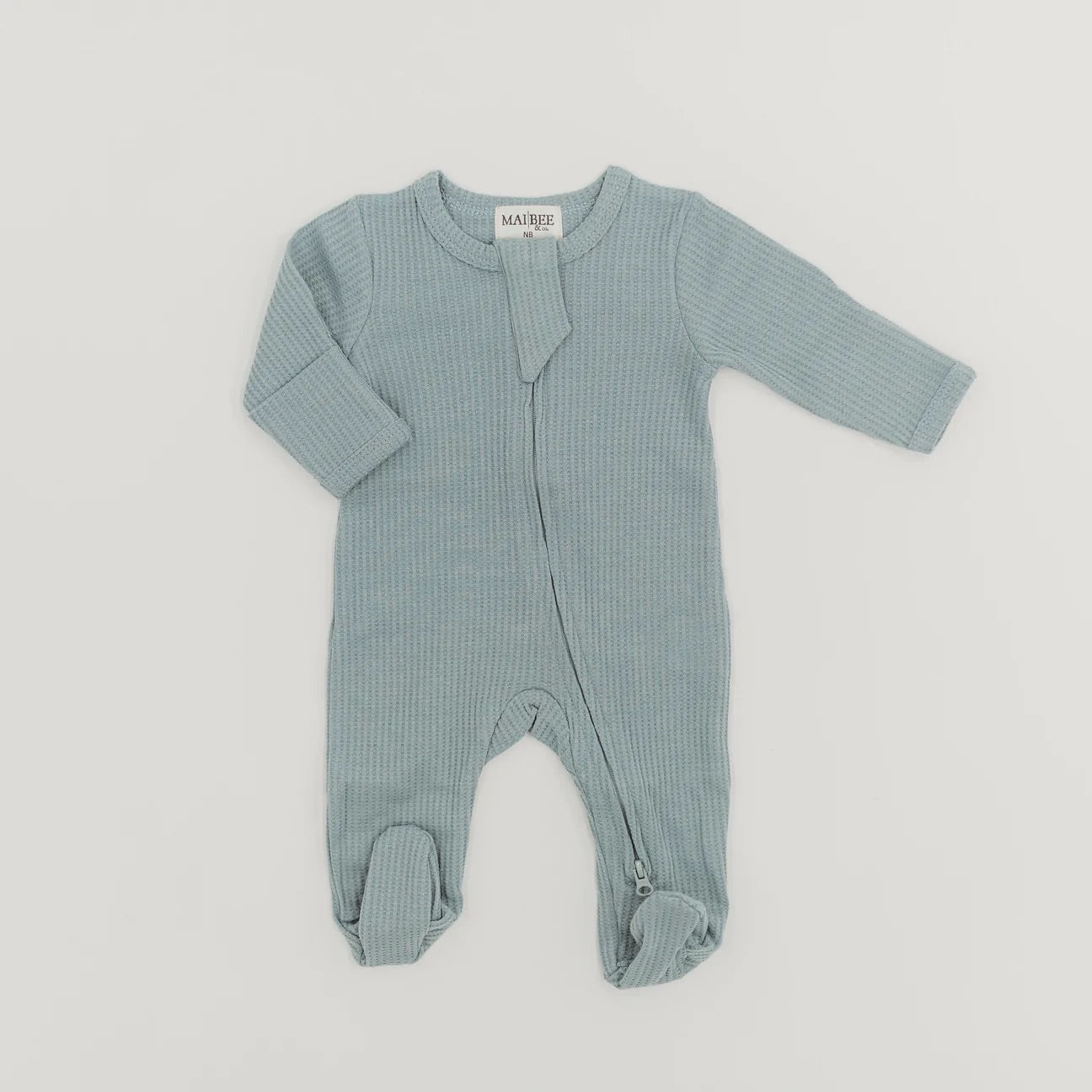 Ribbed Sleeper - Dusty Blue